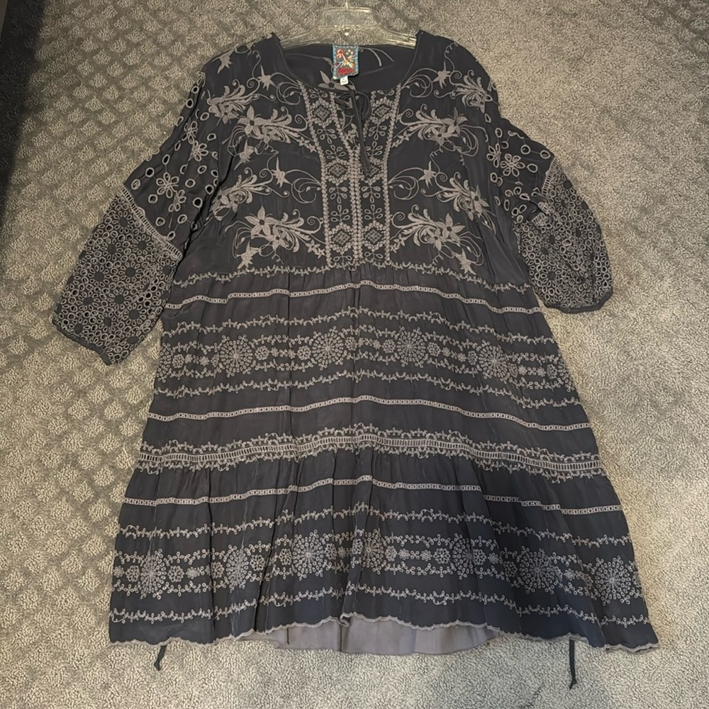 Johnny Was Embroidered Dress